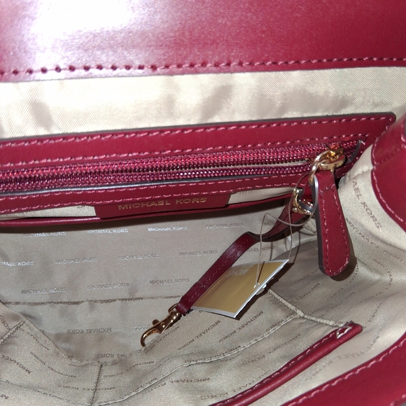 MICHAEL Michael Kors Maroon Mott Backpack - Picture 10 of 14